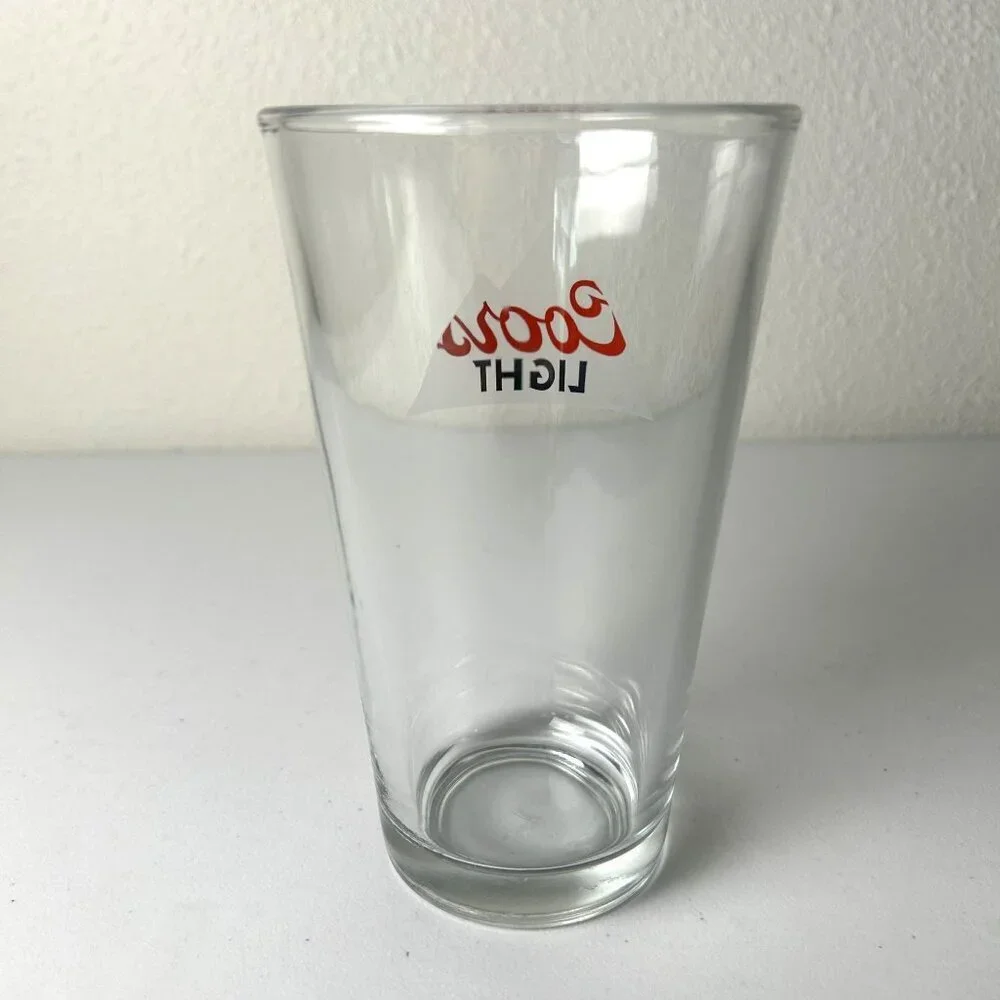 Coors‎ Light Pint Glass Beer Logo Barware
